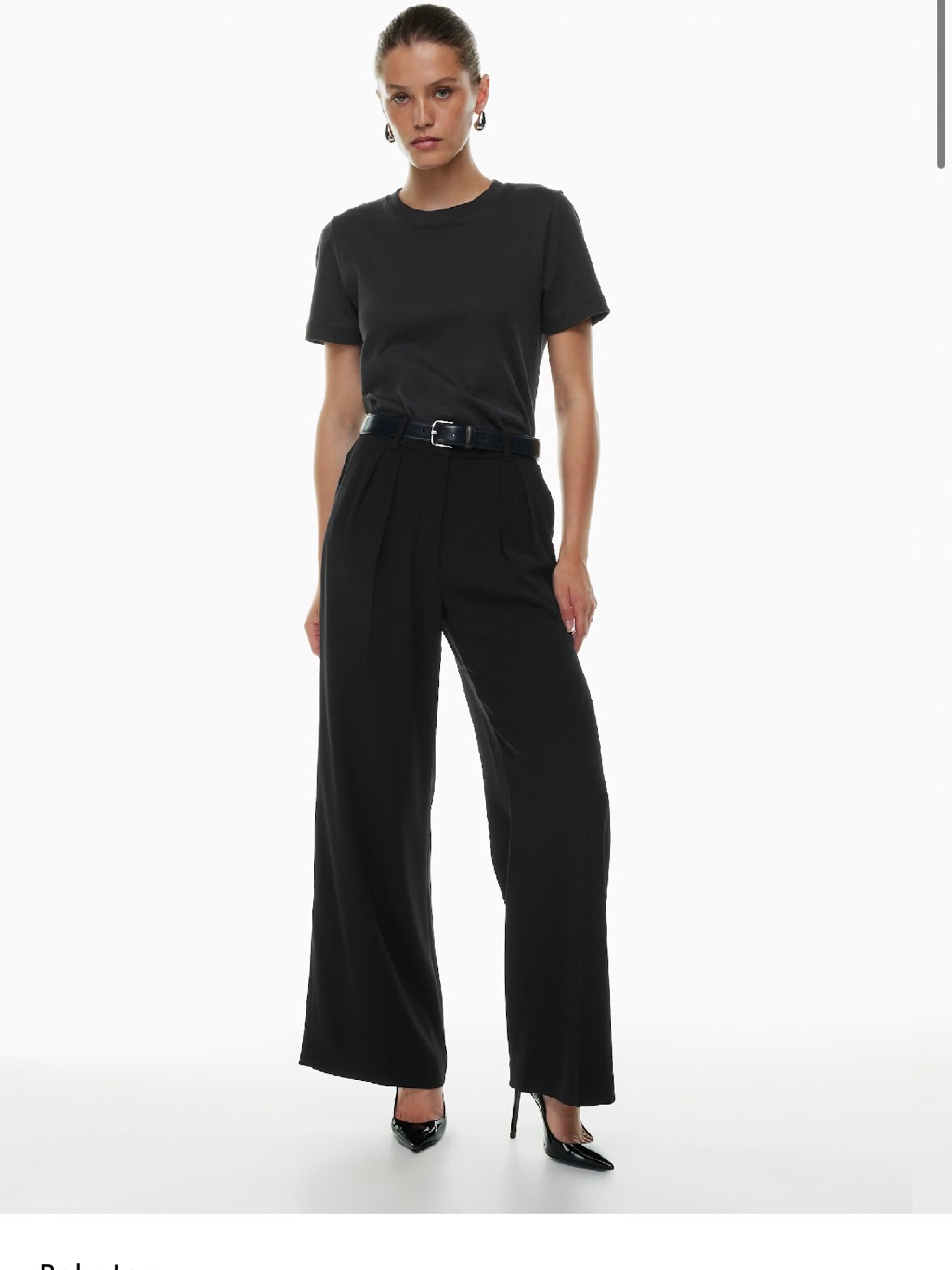 Babaton Founder Pant High-Waist Wide-Leg Trousers